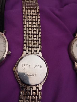 6 Relojes: Renaud 18k + 5 más