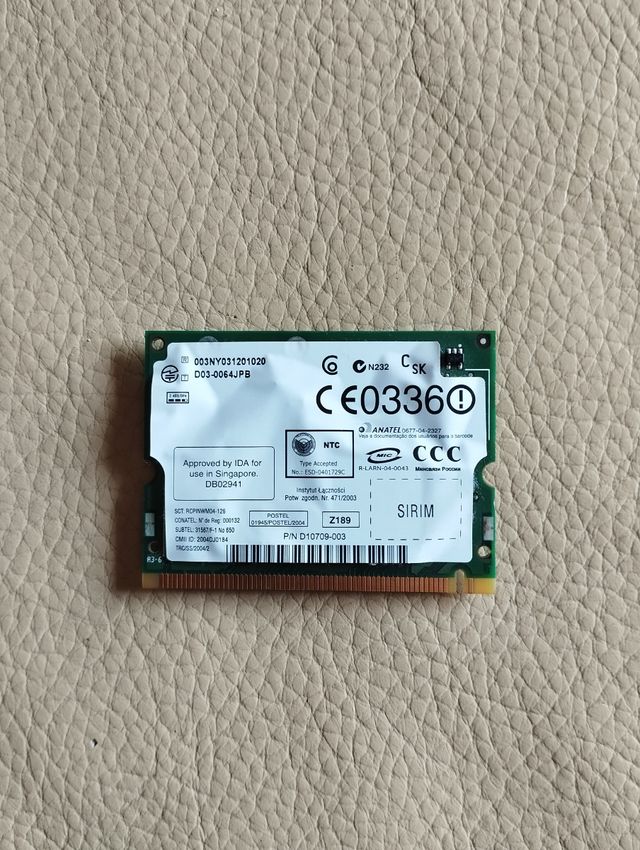 Placa Intel Pro Wireless 2200BG