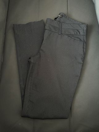 Pantalón Mango rayas azul marino 