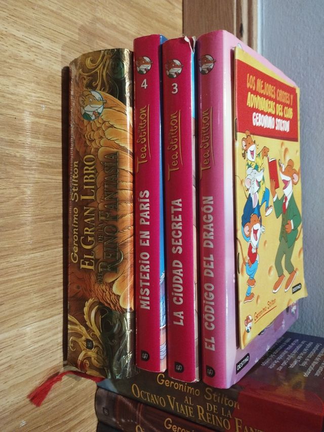 Lote libros Geronimo Reino Fantasía y Tea Stilton