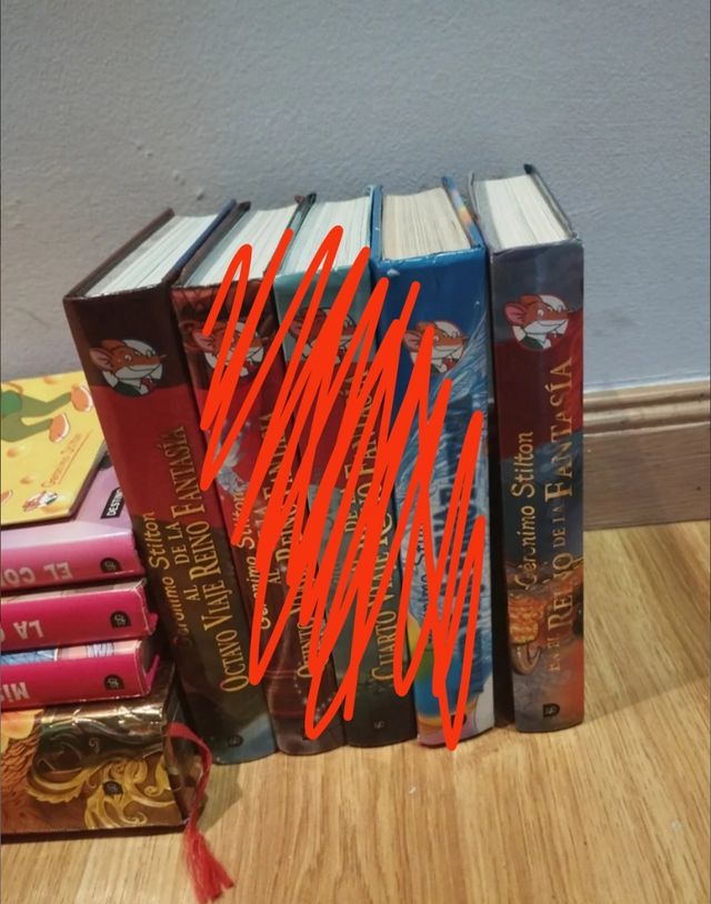 Lote libros Geronimo Reino Fantasía y Tea Stilton