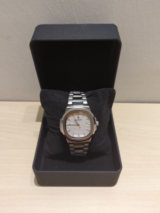 Reloj Poedagar Plata - Esfera Blanca