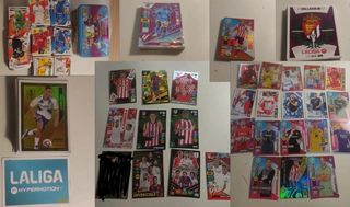 Cartas fútbol: cromos varias temporadas Adrenalyn