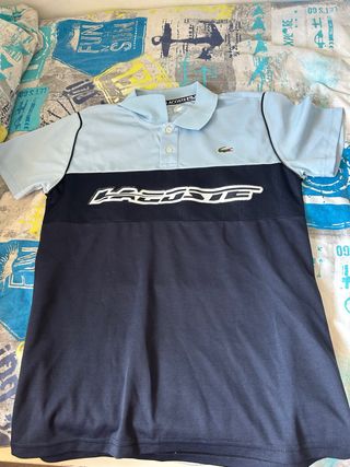 Polo Lacoste Sport Azul Talla S