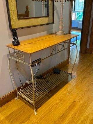 Mesa recibidor vintage