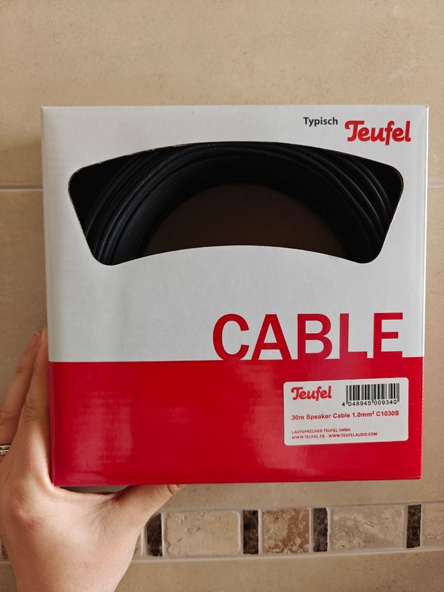 Cable Teufel 30m C1030S Altavoz