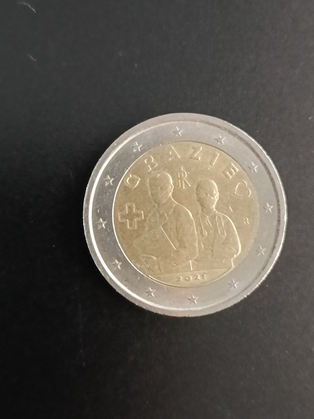 Moneta 2€ commemorativa Covid-19 2021 Italia