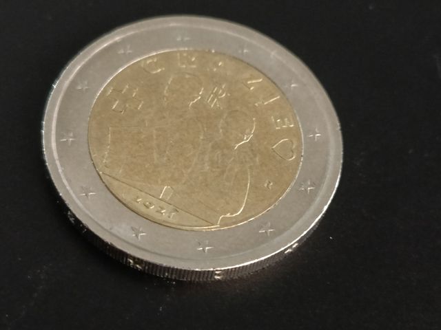 Moneta 2€ commemorativa Covid-19 2021 Italia