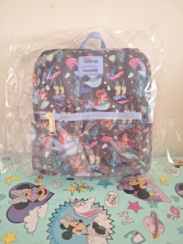 Mini Mochila La Sirenita, 35 Aniversario Loungefly