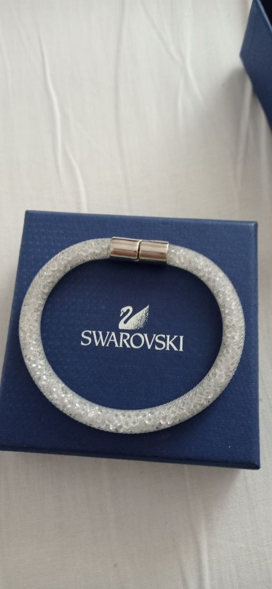 Pulsera Swarovski blanca, nueva