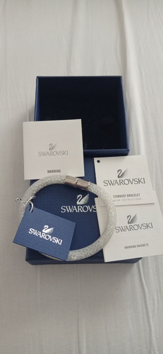 Pulsera Swarovski blanca, nueva