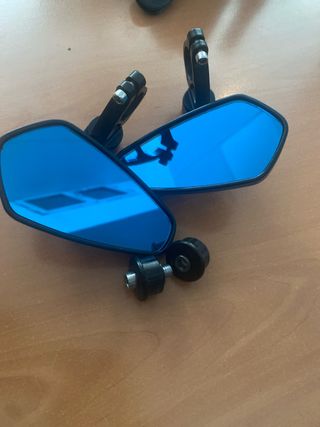 Espejos retrovisores moto - Azul
totalmente nuevos