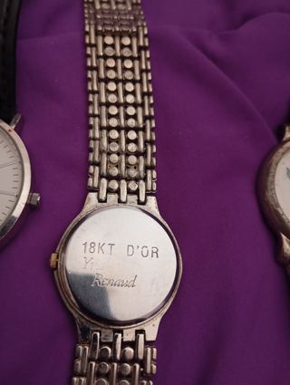 Relojes 18kt Renaud + 2 extra