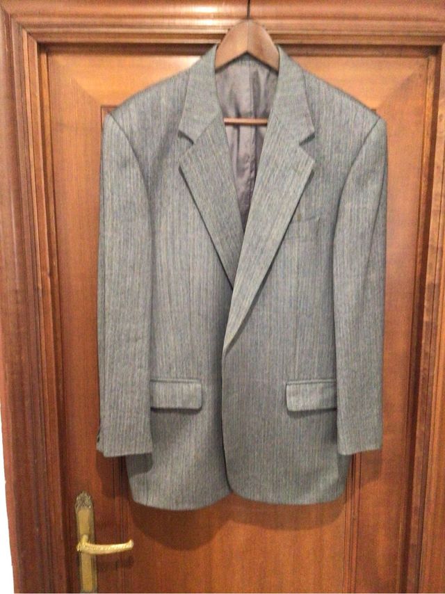 Chaqueta Gris Espiga Hombre