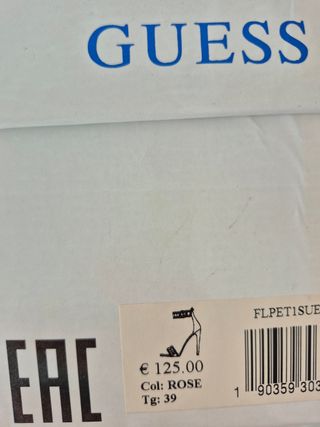 Sandalias Guess tacón rosa