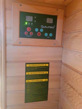 Sauna infrarroja Quirumed tres cuerpos. 