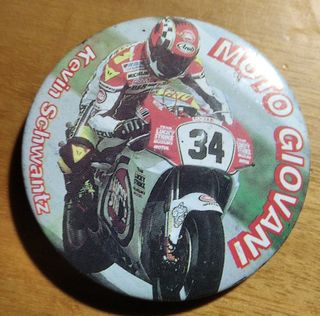 Spilla collezione Kevin Schwantz - diam. 5,5 cm