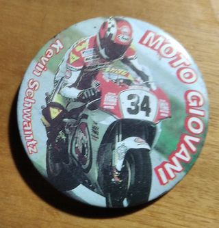 Spilla collezione Kevin Schwantz - diam. 5,5 cm