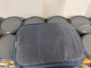 Cama perro pequeña azul