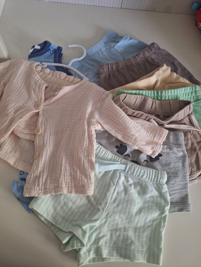 Ropa bebé verano: Conjuntos y shorts Lote 1