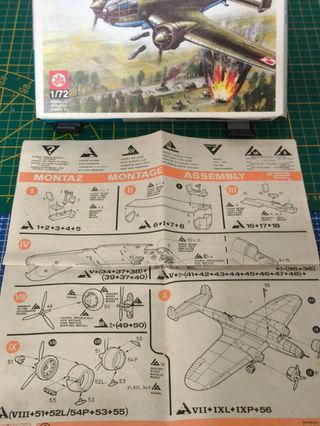 Maqueta bombardero PZL-37 Łoś 1/72 Mikro