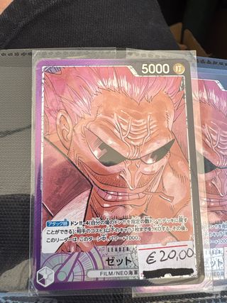 Carta One Piece Zephyr OP02-001 Jap