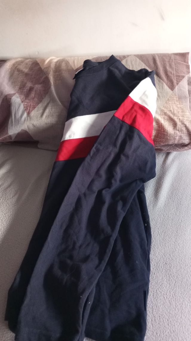 Jersey manga larga - Rojo y Negro