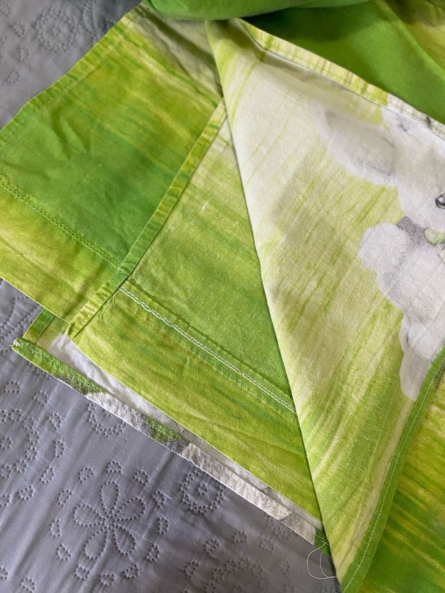 Paracolpi lettino coniglietti - Verde