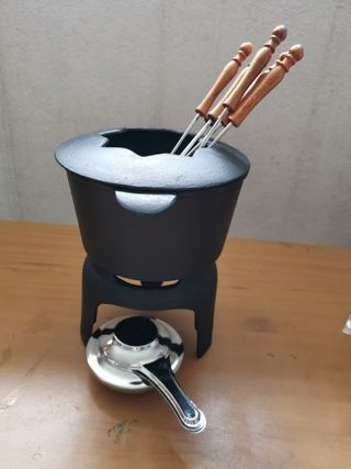 Fonduta ghisa 6 forchette