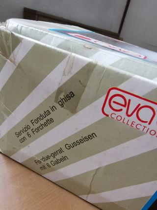 Fonduta ghisa 6 forchette