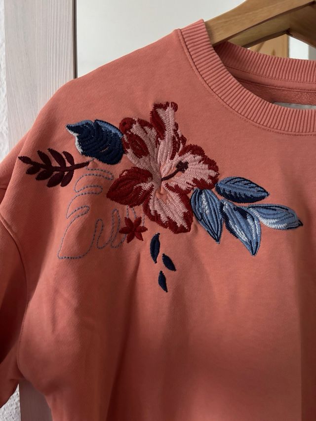 Sudadera Pepe Jeans coral