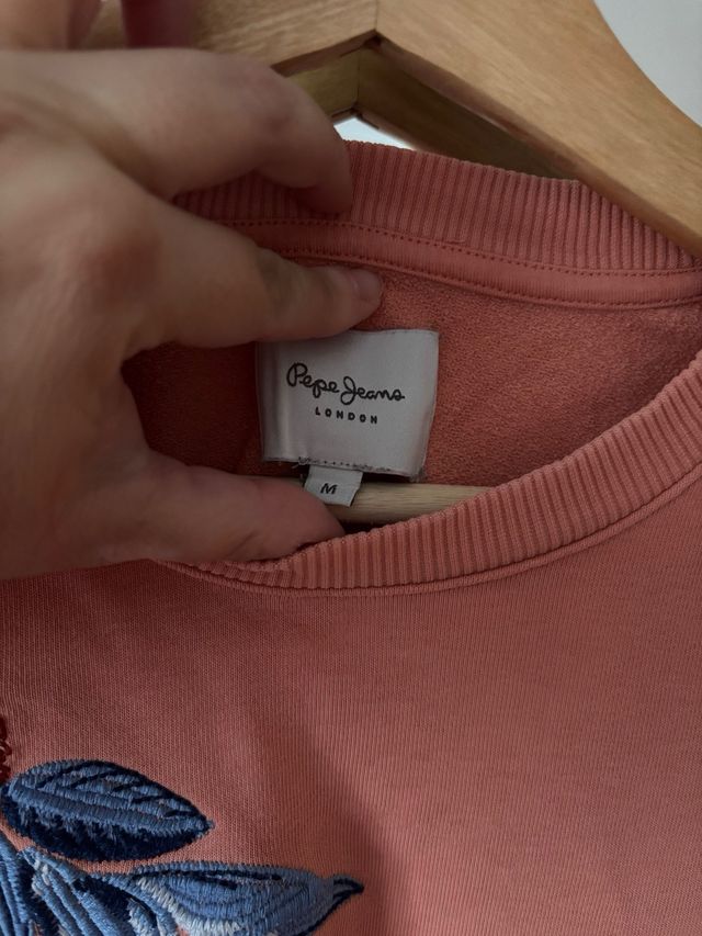 Sudadera Pepe Jeans coral