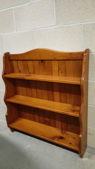 Estantería madera 3 baldas