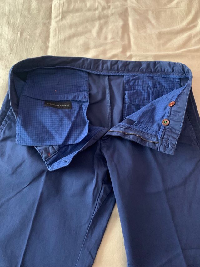 Pantalón Purificación García azul