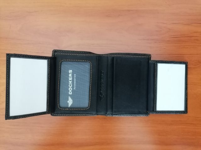 Cartera Dockers - Piel negra