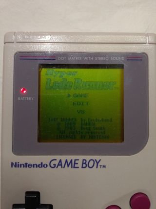 Juego hiper lode Game Boy