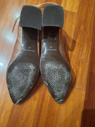 Zapatos Polin et Moi dorados