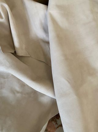 Pelle scamosciata beige