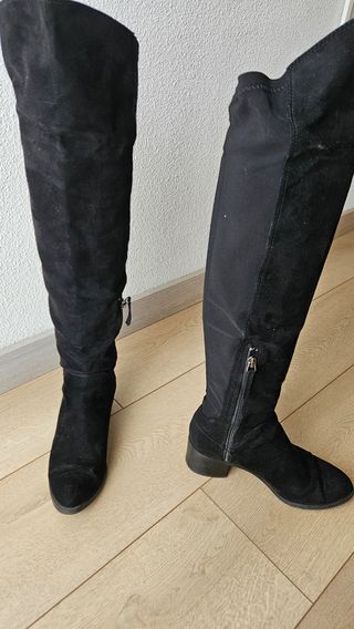 Botas altas negras mujer
