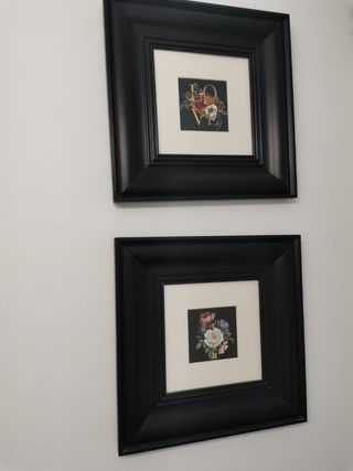 2 Cuadros negros Ikea - Decoración
