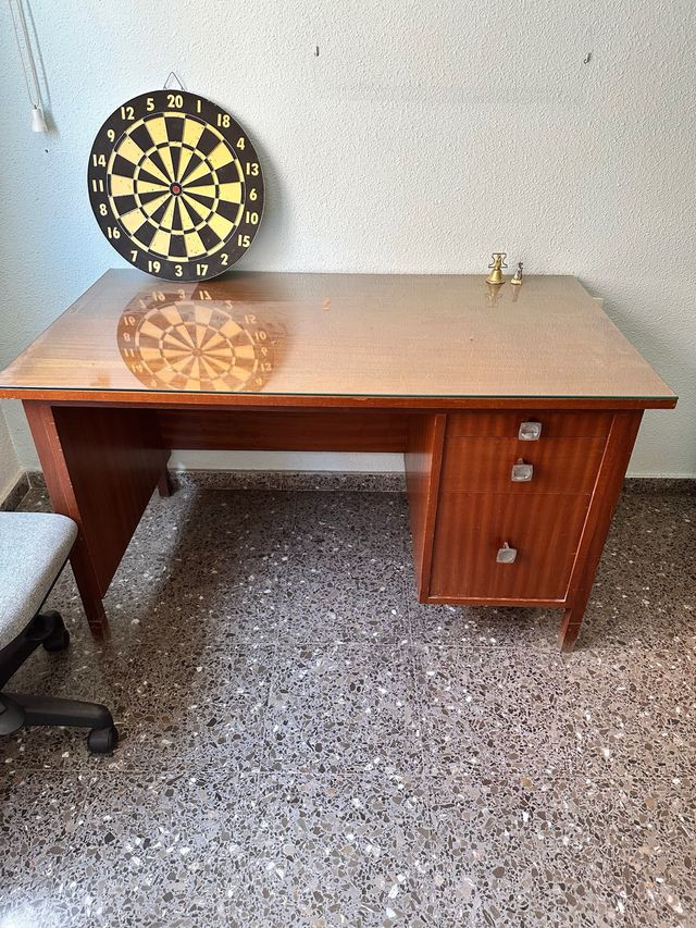 Escritorio madera vintage