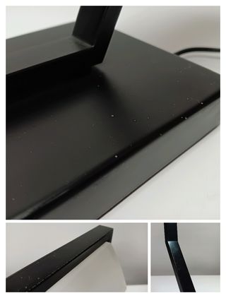 LAMPARA SOBREMESA NEGRA 70S 
