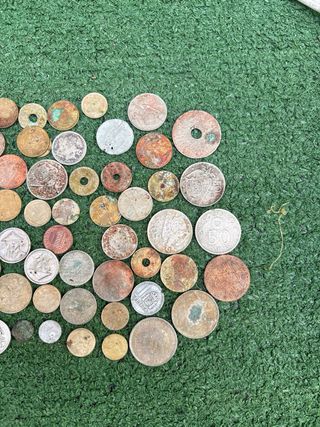 Monedas antiguas variadas