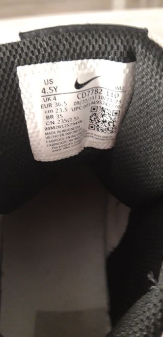 Zapatillas Nike altas rojas y blancas