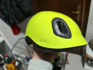 Casco bici bebé Btwin 500 amarillo Talla 2XS/44-49