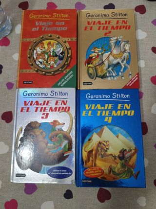 Colección Viaje en el Tiempo Gerónimo Stilton.
