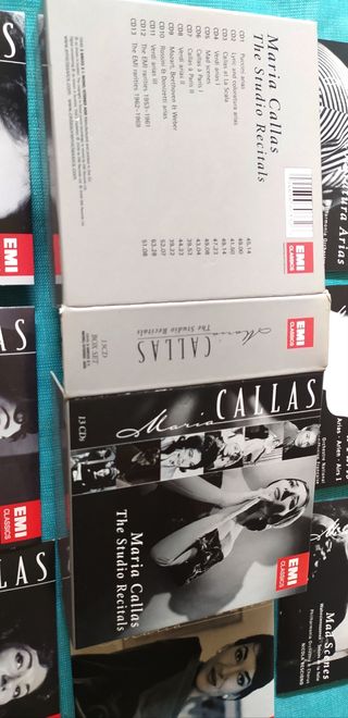 Cofre 13CD: Recitales de estudio :"María Callas"