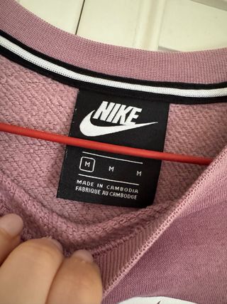 Sudadera Nike Rosa Talla M