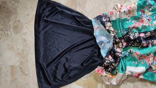Vestito Camaieu floreale verde