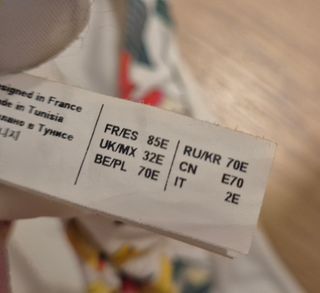 Bikini Etam floral blanco T.M